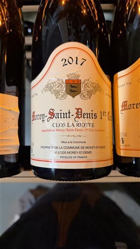 Vin Rouge sec Clos la Riotte Commune de Morey-Saint-Denis 2017 France Bourgogne Morey-saint-denis AOC Premier Cru