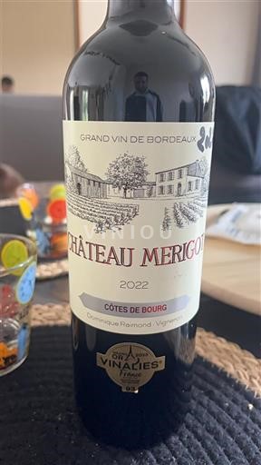Bordeaux Côtes-de-bourg Château Merigot 2022