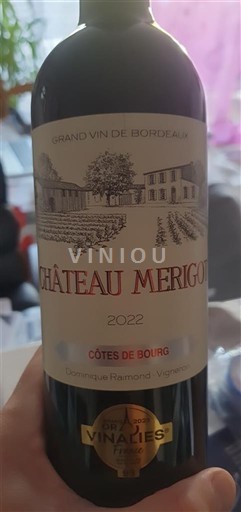 Bordeaux Côtes-de-bourg Château Merigot 2022