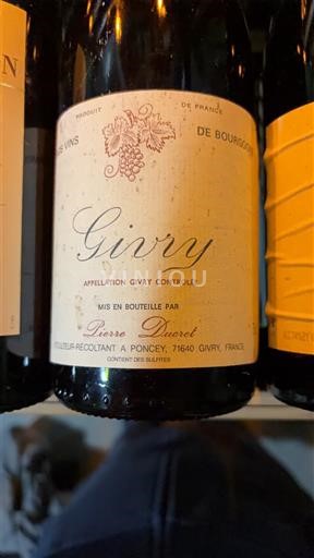 Borgonha Givry Pierre Ducret Não Sazonado