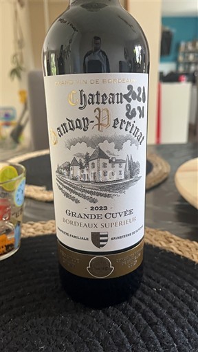 Bordeaux Bordeaux Supérieur Château Baudoy-Perrinat Grande 2023