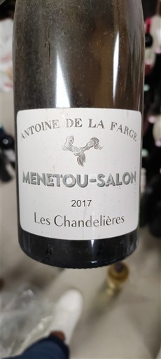 Thung lũng sông Loire Menetou-salon Antoine de la Farge Les Chandelières 2017