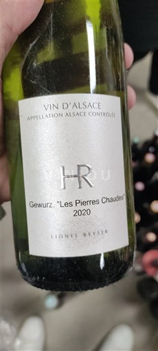 Alsace Lionel Reyser Les Pierres Chaudes 2020