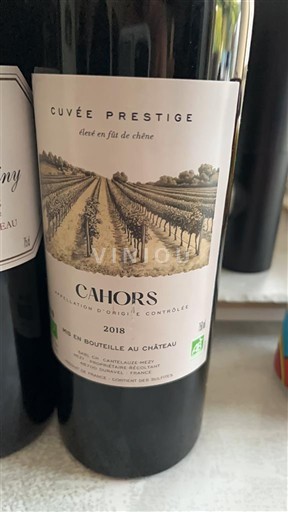 Tây Nam Cahors Cuvée Prestige 2018
