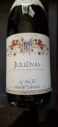 Beaujolais Juliénas Les Petits Fils de Benoît Lafont 2022