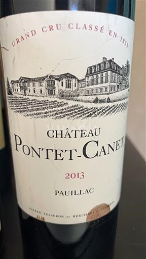 Bordéus Pauillac Grand Cru Château Pontet-Canet 2013