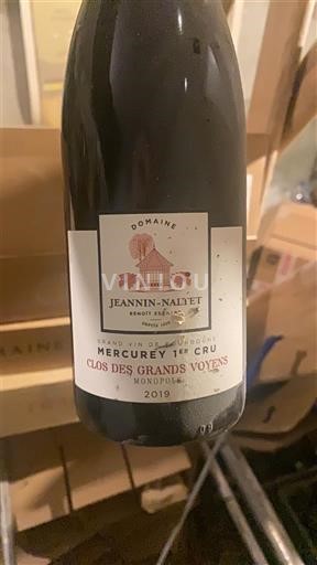 Bourgondië Mercurey Premier Cru Domaine Jeannin-Naltet Clos des Grands Voyens Monopole 2019