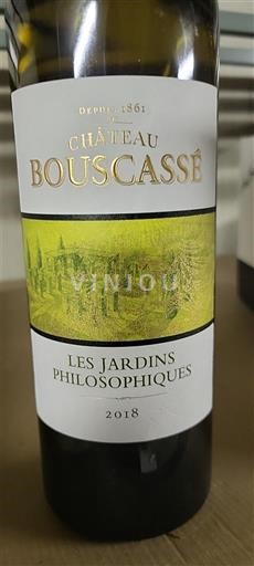Sudoeste No especificado Château Bouscassé Les Jardins Philosophiques 2018