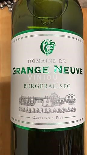 Sydvestfrankrig Bergerac Domaine Grange Neuve Ikke årgangsbestemt