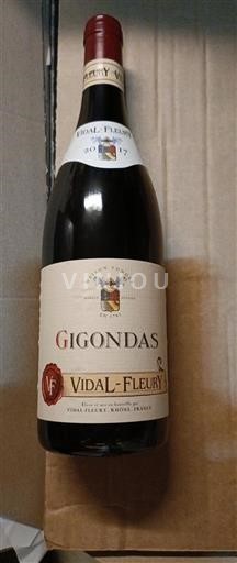 Rhône Valley Gigondas Vidal Fleury 2017