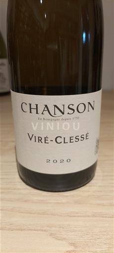 Bourgogne Viré-clessé Chanson 2020