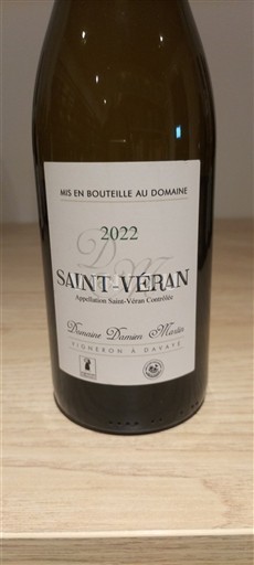 Borgoña Saint-Véran Domaine Davayé Martin 2022