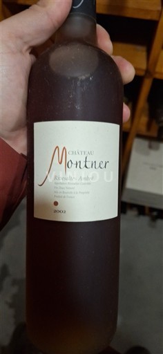 Roussillon Rivesaltes Château Montner Rivesaltes Ambré 2002
