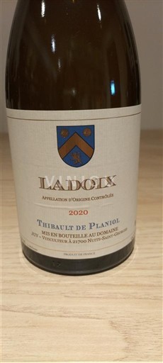 Borgogna Ladoix Thibault de Plançot 2020
