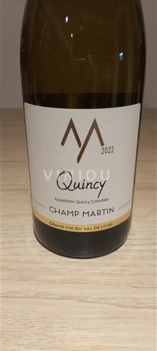 Valle della Loira Quincy Champ Martin 2022