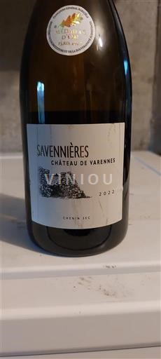Loiredalen Savennières Château Varennes 2022