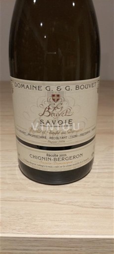 Savoie and Bugey Chignin-Bergeron Domaine G. & G. Bouvet 2021