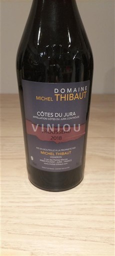 Jura Côtes-du-Jura Michel Thibaut Trousseau 2018