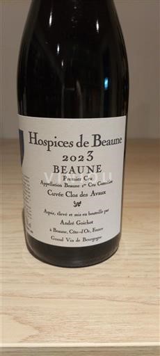 Borgogna Beaune Premier Cru Hospices de Beaune Clos des Avaux 2023