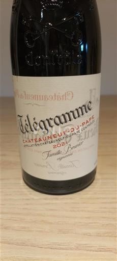 Rona dolina Châteauneuf-du-Pape Vignobles Brunier Télégramme 2021