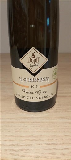 Alsazia Pinot grigio Grand Cru Dopff Signature 2015