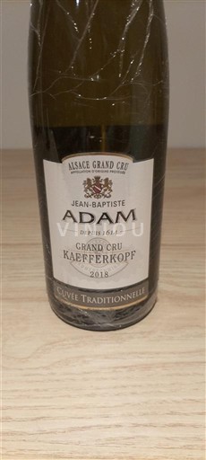 Alsace Alsace Grand Cru Grand Cru Jean-Baptiste Adam Kaefferkopf 2018