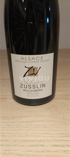 Alzacija Riesling Valentin Zusslin Bollenberg 2020