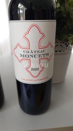 Bordeaux Lalande-de-Pomerol Château Moncets 2020