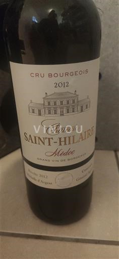 Bordeaux Médoc Cru Bourgeois Château Saint-Hilaire 2012