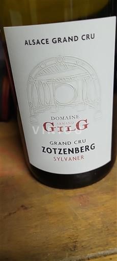 Alsace Không được chỉ định Grand Cru Domaine Gilg Zotzenberg Sylvaner 2021