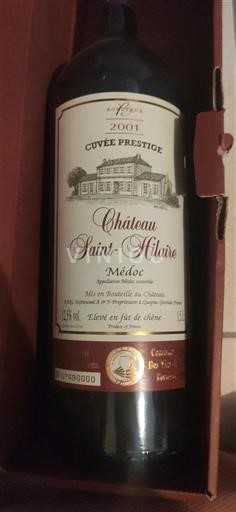 Bordeaux Médoc Château Saint-Hilaire Prestige 2001