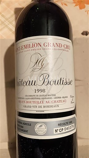 Bordéus Saint-Émilion Grand Cru Grand Cru Château Boutisse 1998