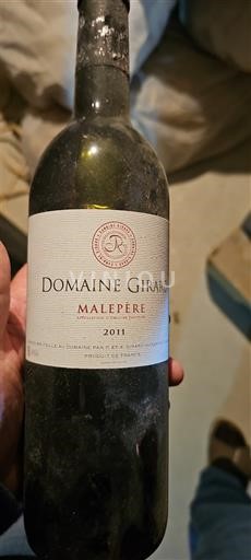 Languedoc Malepère Domaine Girard 2011