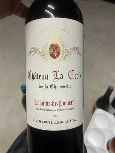 Bordeaux Lalande-de-Pomerol Château La Croix de la Chenevelle 2015