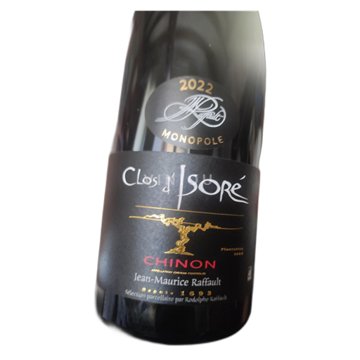 Thung lũng sông Loire Chinon Jean Maurice Raffault Clos d’Isoré 2022