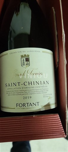 Languedoque Saint-Chinian Fortant Grands Terroirs 2019