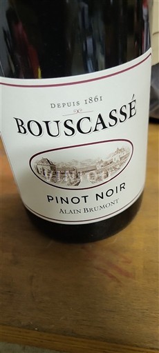 Sudoeste No especificado Bouscassé Pinot Noir 2020