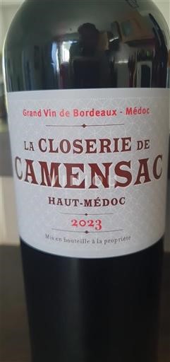 Bordeaux Haut-Médoc La Closerie de Camensac 2023