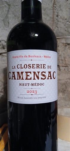 Bordeaux Haut-Médoc La Closerie de Camensac 2023