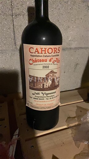 Sudoeste Cahors Château Aix 2002