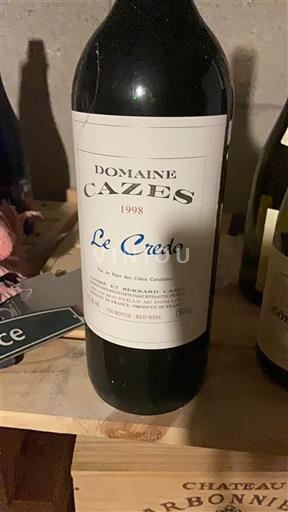 Languedoc and Roussillon Côtes Catalanes Domaine Cazes Le Credo 1998
