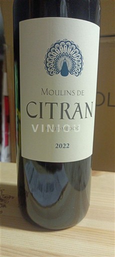 Bordeaux Haut-Médoc Citran Moulins de Citran 2022