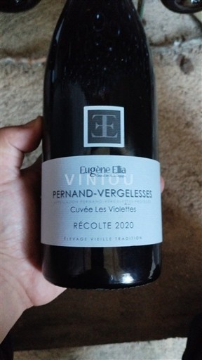 Vin Rouge sec Les Violettes Eugène Ellia 2020 France Bourgogne Pernand-vergelesses AOC