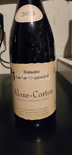 Borgoña Aloxe-Corton Domaine Cachat-Ocquidant 2023
