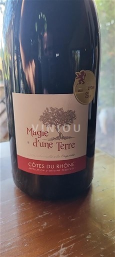 Thung lũng Rhône Côtes-du-rhône Magie une Terre Không niên vụ
