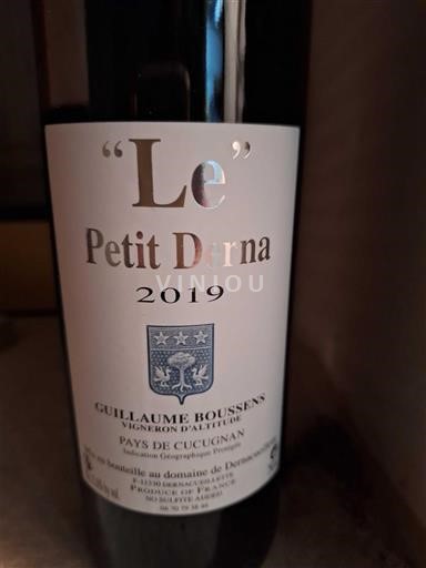Languedoc ja Roussillon Pays d'Oc Domaine Dernacueillette Le Petit Derna 2019