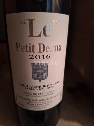 Langvedok Ni doloceno Domaine Dernacueillette Le Petit Derna 2016