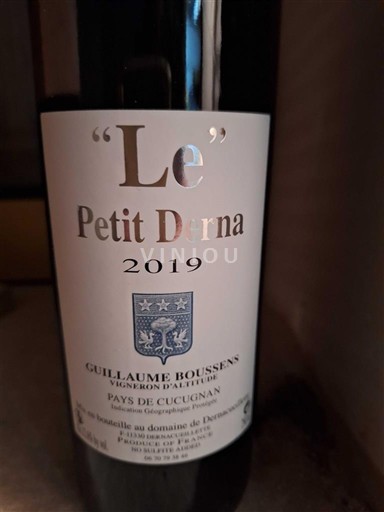 Langvedok Ni doloceno Domaine Dernacueillette Le Petit Derna 2019