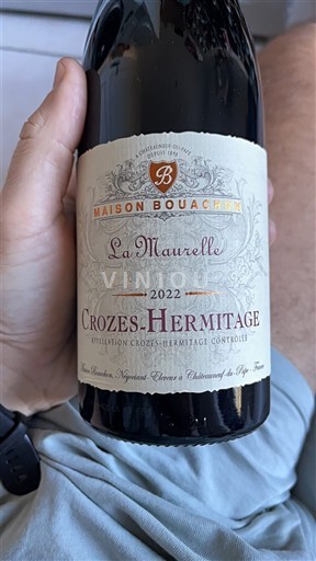 Vallée du Rhône Crozes-hermitage Maison Bouachon La Maurelle 2022
