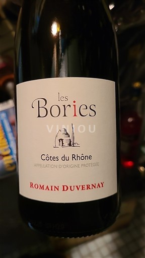Thung lũng Rhône Côtes-du-rhône Romain Duvernay les Bories 2023
